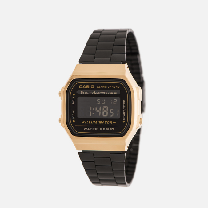 Наручные часы CASIO, цвет чёрный, размер UNI A-168WEGB-1B Collection A-168WEGB-1B - фото 2
