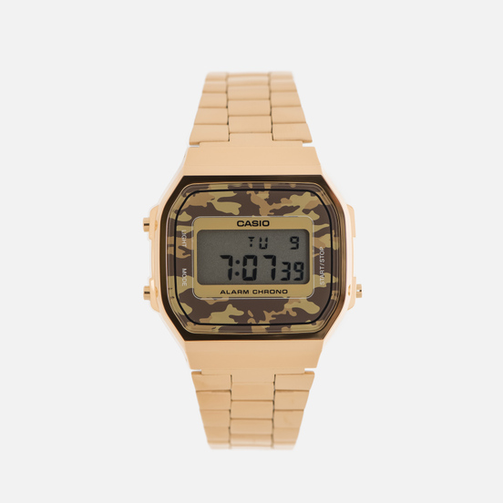 Наручные часы CASIO Collection A-168WEGC-5E Gold/Grey Camo