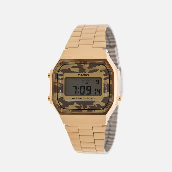Наручные часы CASIO Collection A-168WEGC-5E Gold/Grey Camo