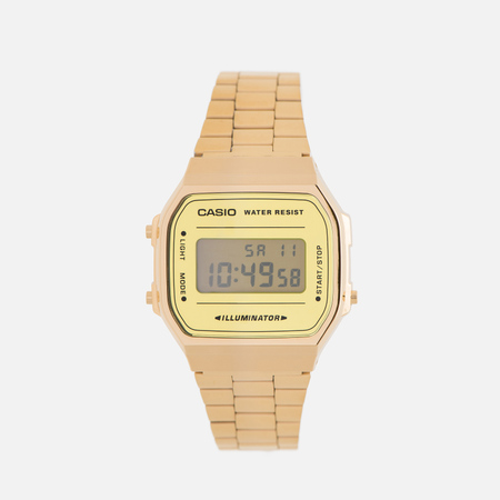 Наручные часы CASIO Collection A-168WEGM-9E, цвет золотой