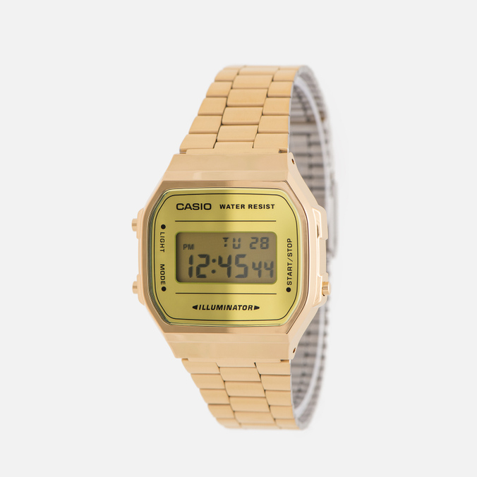 Наручные часы CASIO, цвет золотой, размер UNI A-168WEGM-9E Collection A-168WEGM-9E - фото 2