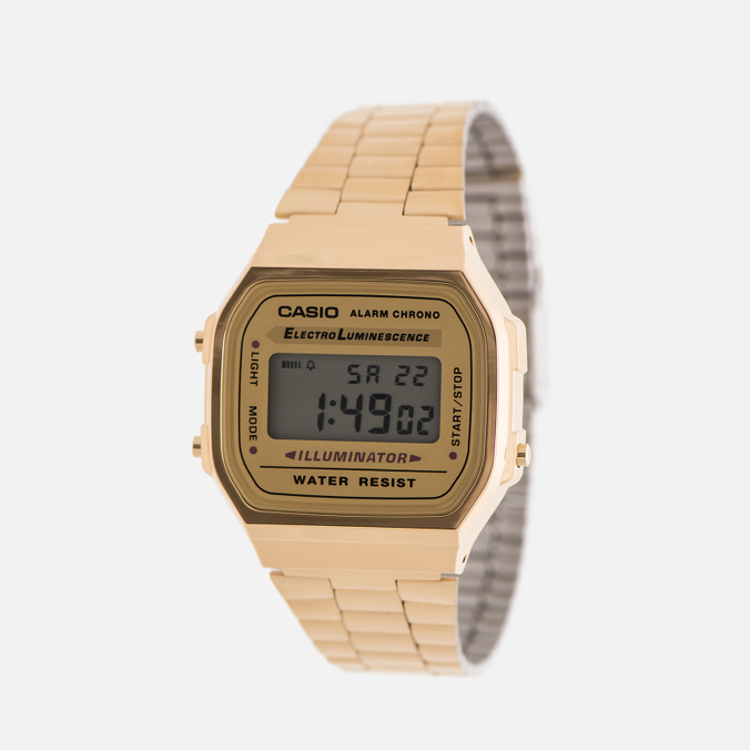 Наручные часы CASIO, цвет золотой, размер UNI A-168WG-9 Collection A-168WG-9 - фото 2
