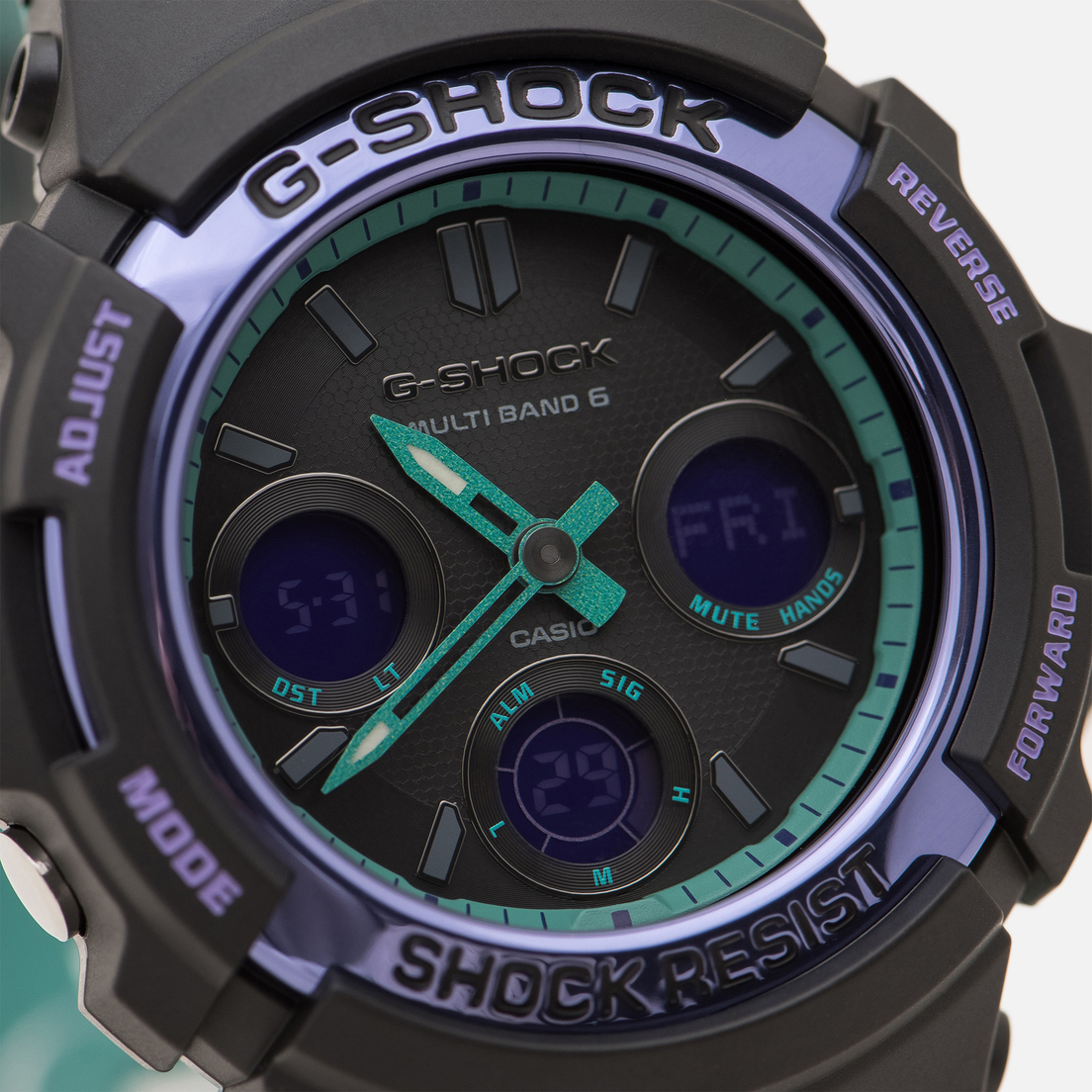 CASIO Наручные часы G-SHOCK AWG-M100SBL-1AER 90s Series