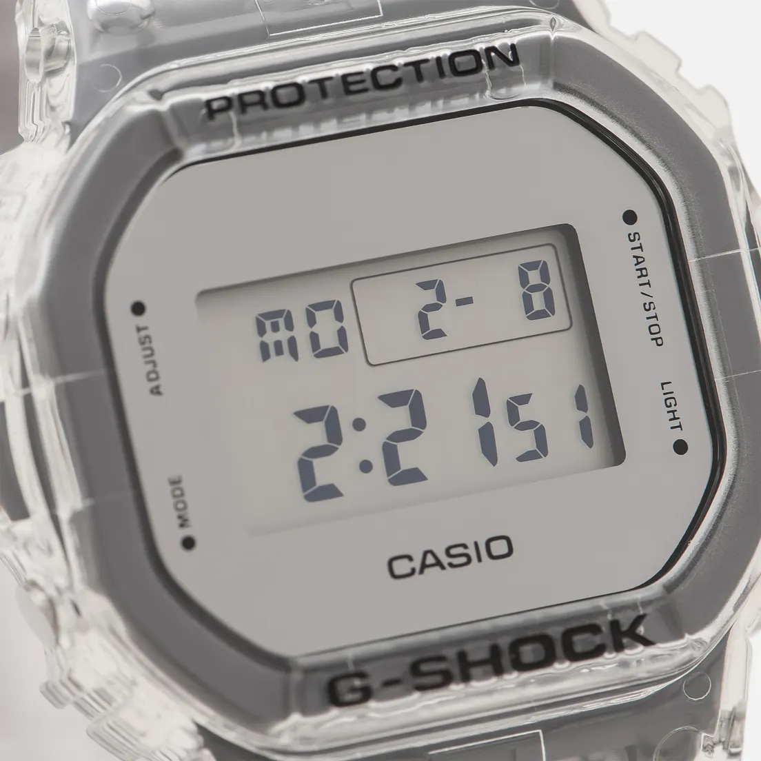 CASIO Наручные часы G-SHOCK DW-5600SK-1ER Super Clear Skeleton Series