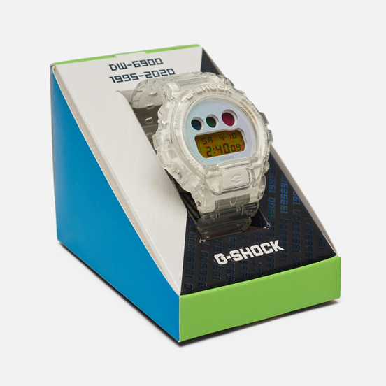 Наручные часы CASIO G-SHOCK DW-6900SP-7ER 25th Anniversary Clear/Blue