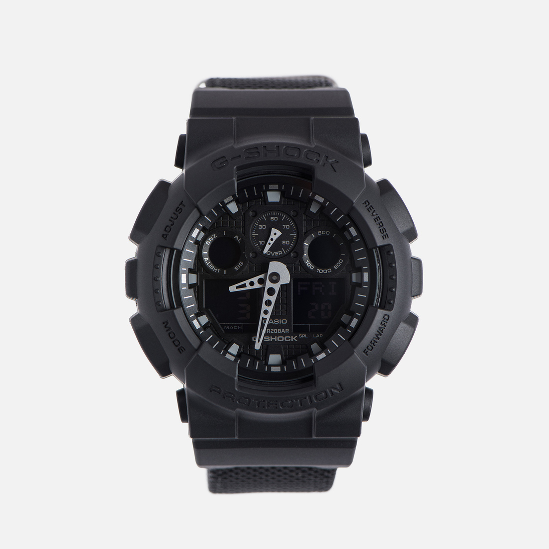 CASIO Наручные часы G-SHOCK GA-100BBN-1A Cordura Series