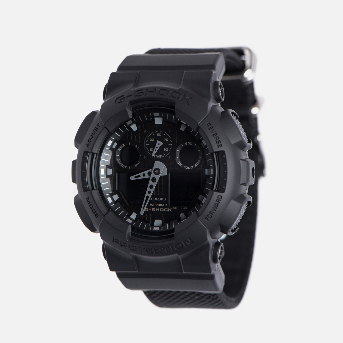 CASIO Наручные часы G-SHOCK GA-100BBN-1A Cordura Series