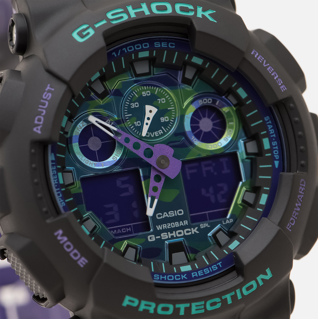CASIO Наручные часы G-SHOCK GA-100BL-1AER 90s Series