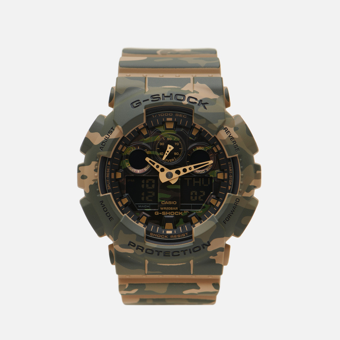 Наручные часы CASIO, цвет камуфляжный, размер UNI