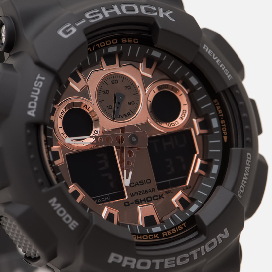 Наручные часы CASIO G-SHOCK GA-100MMC-1AER Black/Gold
