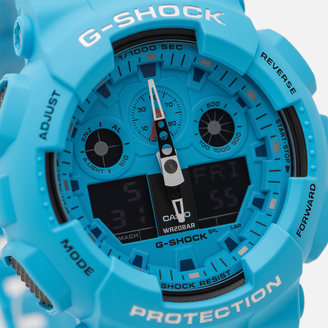 CASIO Наручные часы G-SHOCK GA-100RS-2AER Hot Rock Sound Series