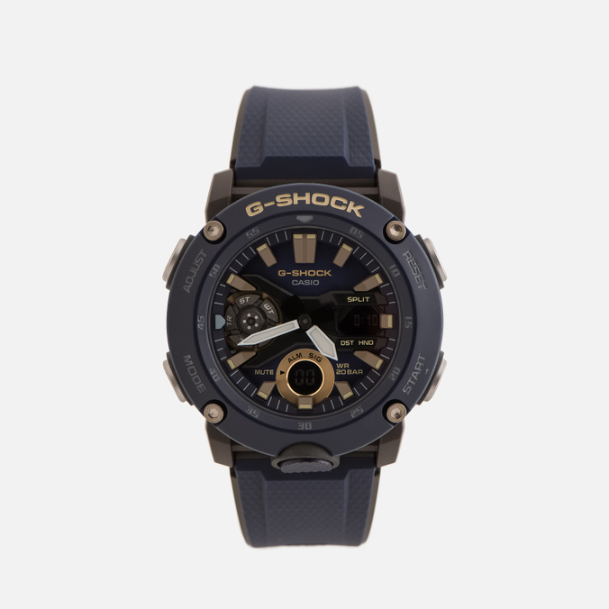 Наручные часы CASIO, цвет синий, размер UNI GA-2000-2AER G-SHOCK GA-2000-2AER Carbon Core Guard - фото 1