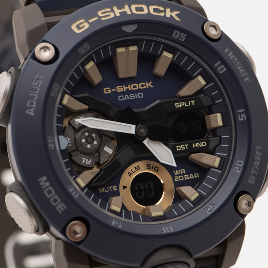 Наручные часы CASIO G-SHOCK GA-2000-2AER Carbon Core Guard Navy/Black/Gold