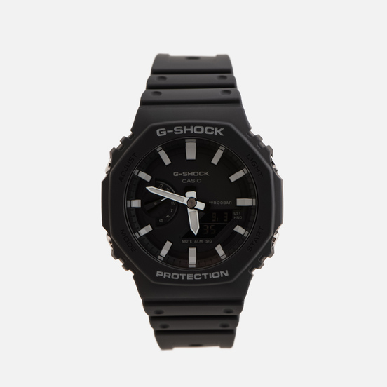 Наручные часы CASIO G-SHOCK GA-2100-1AER Octagon Series Black/Silver
