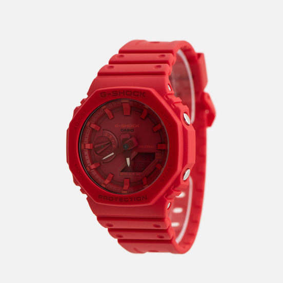 Наручные часы CASIO G-SHOCK GA-2100-4AER Octagon Series Red/Red