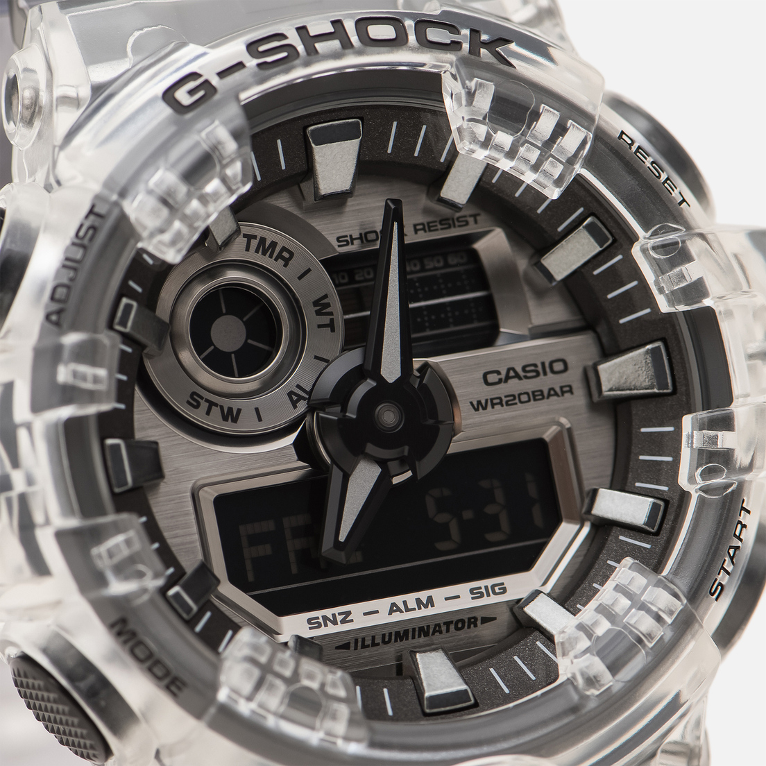 CASIO Наручные часы G-SHOCK GA-700SK-1AER Super Clear Skeleton Series