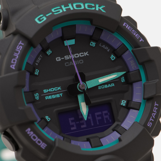 Наручные часы CASIO G-SHOCK GA-800BL-1AER 90s Series Black/Green/Purple