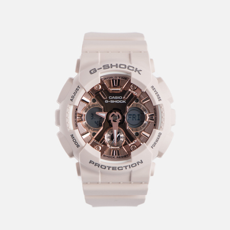 фото Наручные часы casio g-shock gma-s120mf-4a series s, цвет розовый