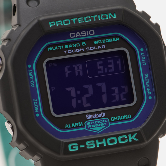 Наручные часы CASIO G-SHOCK GW-B5600BL-1ER 90s Series Black/Purple/Green