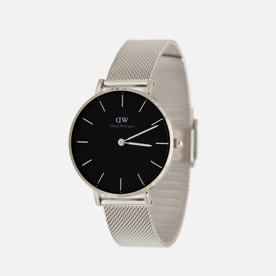 Наручные часы Daniel Wellington Petite Sterling Silver/Silver/Black