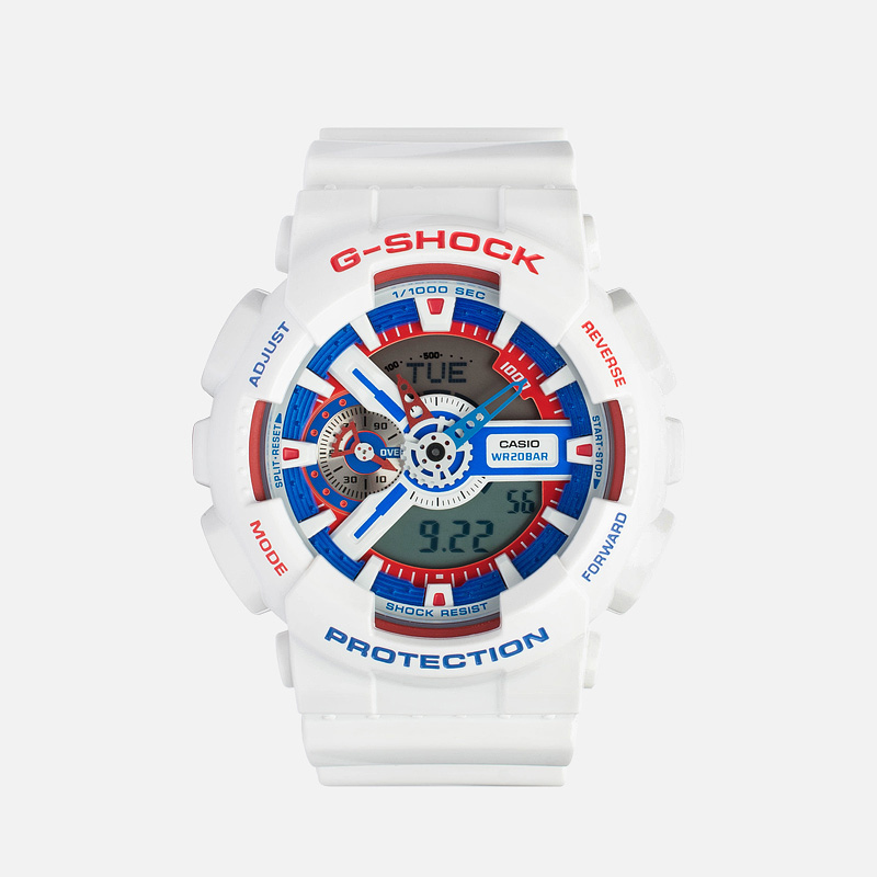 G shock white red online