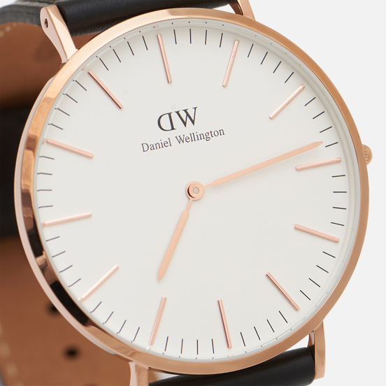 Наручные часы Daniel Wellington Classic Sheffield Black/Rose Gold/Eggshell White