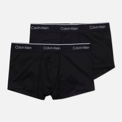 Комплект мужских трусов Calvin Klein Underwear 2-Pack Boxer Black/Black