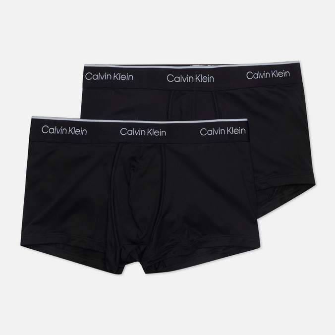 Комплект мужских трусов Calvin Klein Underwear, цвет чёрный, размер L NB1632A-001 2-Pack Boxer - фото 1