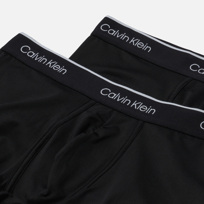 Комплект мужских трусов Calvin Klein Underwear, цвет чёрный, размер L NB1632A-001 2-Pack Boxer - фото 2