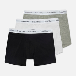 Комплект мужских трусов Calvin Klein Underwear 3-Pack Boxer Brief Black/White/Grey Heather