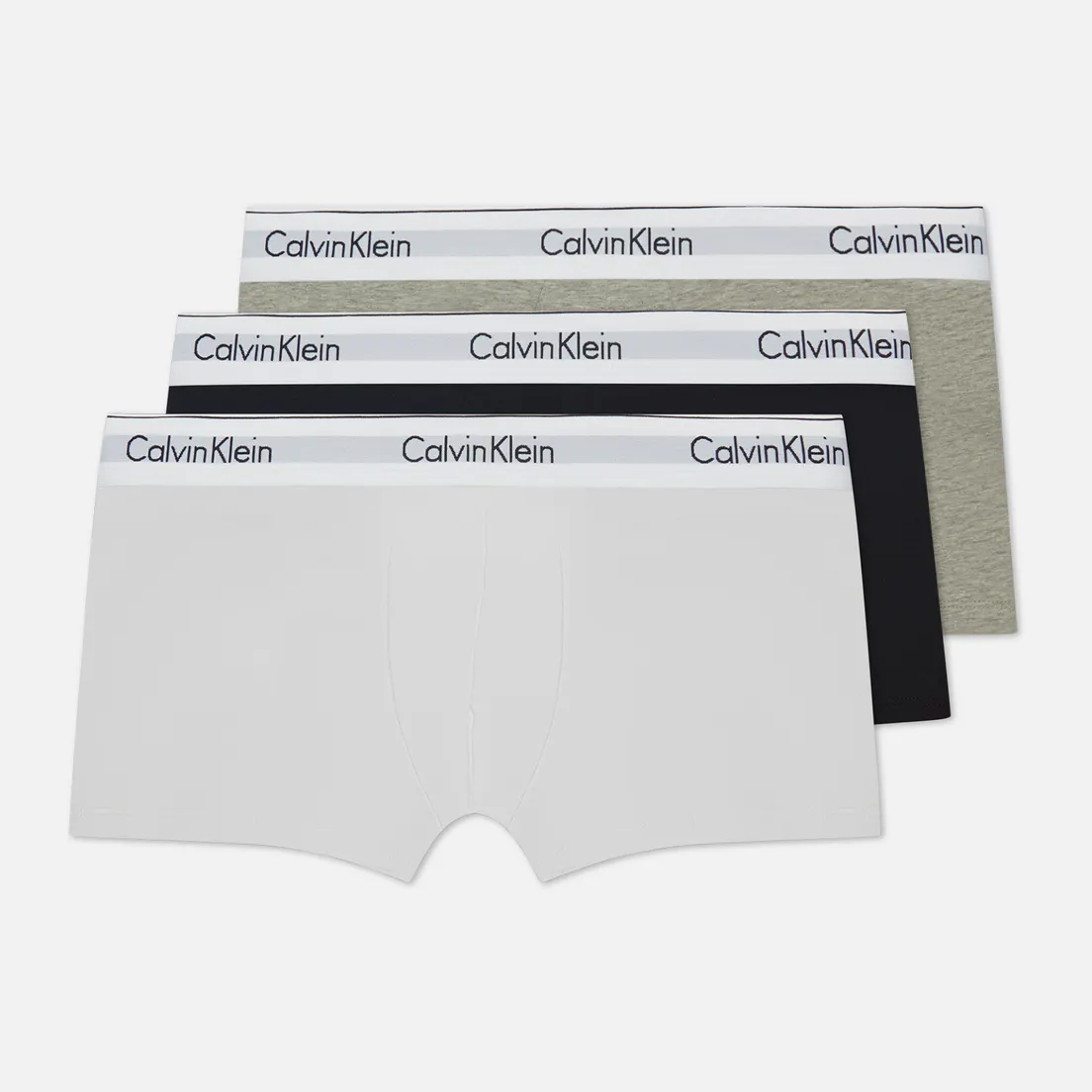 Calvin Klein Underwear Комплект мужских трусов 3-Pack Trunk Modern Cotton