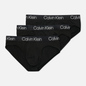 Комплект мужских трусов Calvin Klein Underwear 3-Pack Hip Brief Black/Black/Black/Black фото - 0
