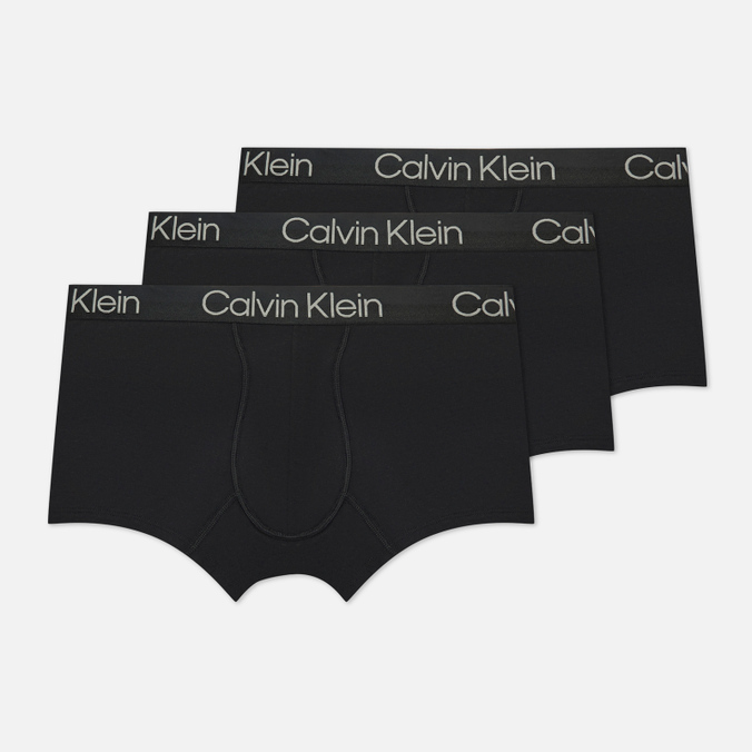 Комплект мужских трусов Calvin Klein Underwear, цвет чёрный, размер XL NB2970A-7V1 3-Pack Trunk - фото 2