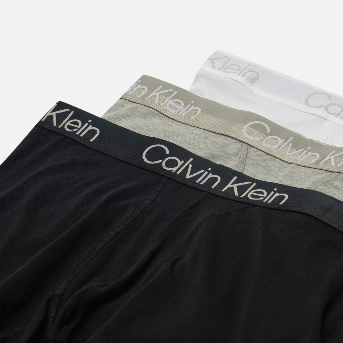 Calvin Klein Underwear Комплект мужских трусов 3-Pack Trunk Modern Structure