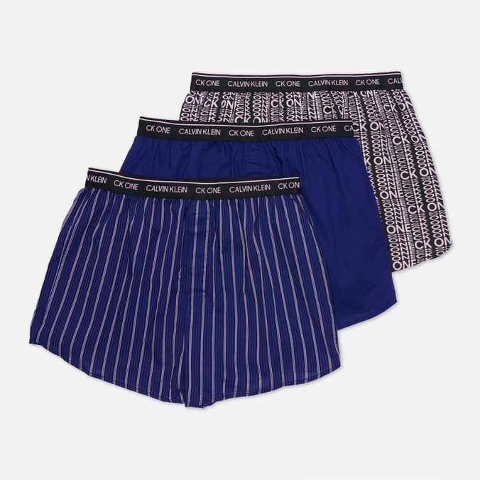 Комплект мужских трусов Calvin Klein Underwear, цвет комбинированный, размер XL NB3000A-WGU 3-Pack Boxer Slim - фото 1