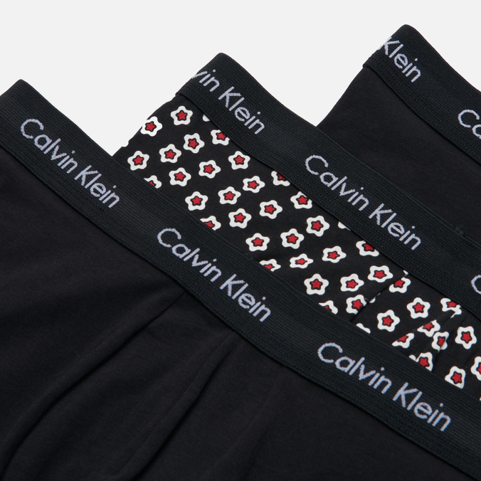 Комплект мужских трусов Calvin Klein Underwear, цвет чёрный, размер XL NB3055A-X1L 3-Pack Low Rise - фото 2
