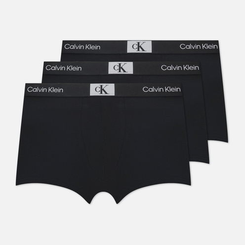 Calvin klein black trunks 3 pack hotsell