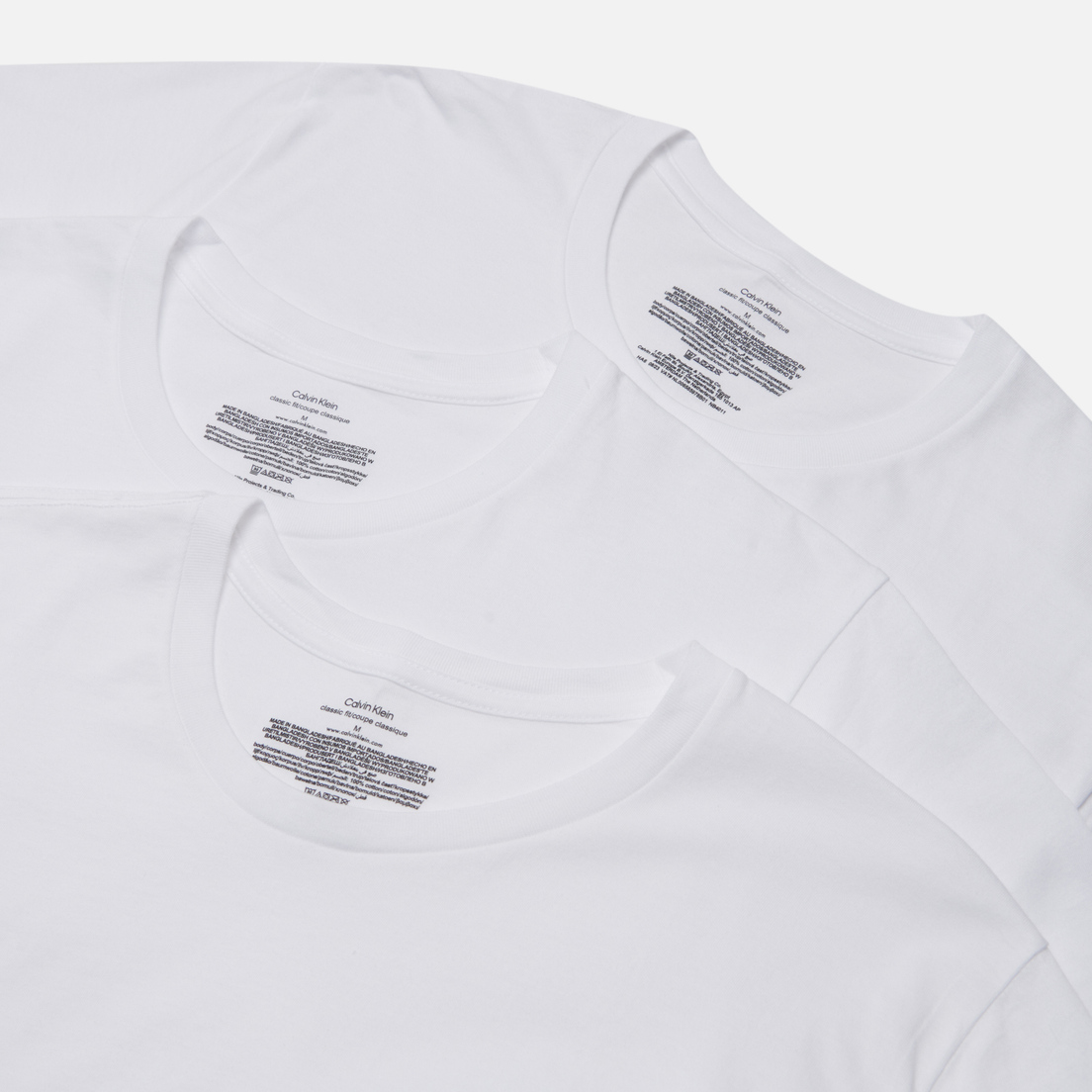 Calvin Klein Underwear Комплект мужских футболок 3-Pack Cotton Classics