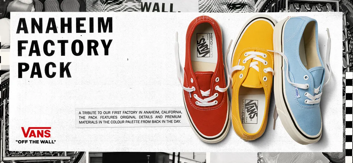 Vans Anaheim Factory: возврат к истокам