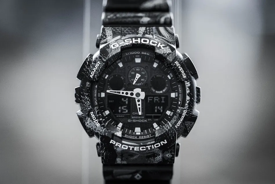 CASIO G-SHOCK x Marcelo Burlon: часы с экзотическим паттерном