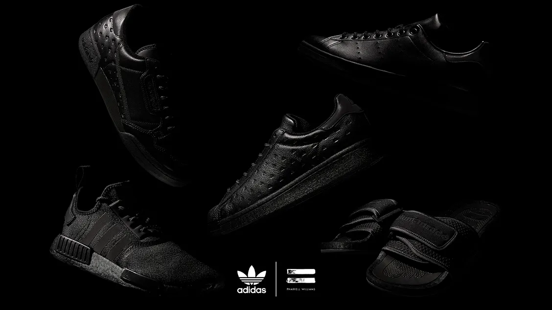 adidas Originals × Pharrell Williams Triple Black