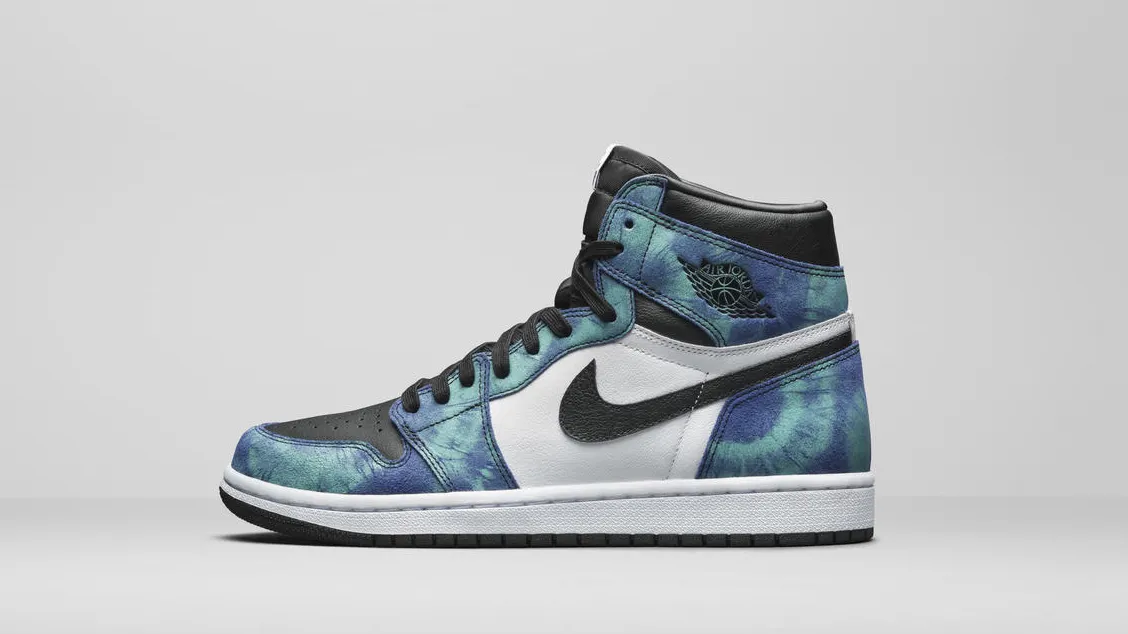 Air Jordan 1 Retro High OG Tie-Dye WMNS: первая версия с принтом тай-дай