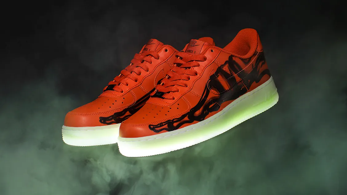 Nike Air Force 1 Skeleton Orange