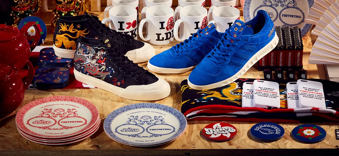 adidas Consortium × Juice × Footpatrol: сникер-тур