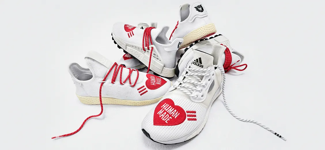 adidas Originals × Pharrell Williams × Human Made: союз сердец