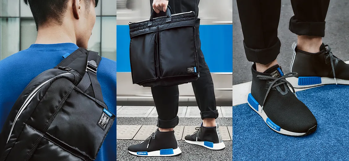 adidas Originals × PORTER: чёрно-синий тандем