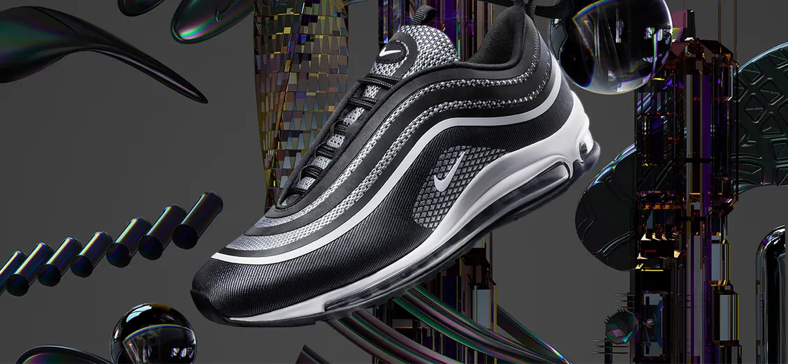 Nike Air Max 97: чёрный антрацит