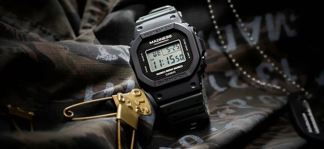 CASIO G-SHOCK × MADNESS: влияние милитари