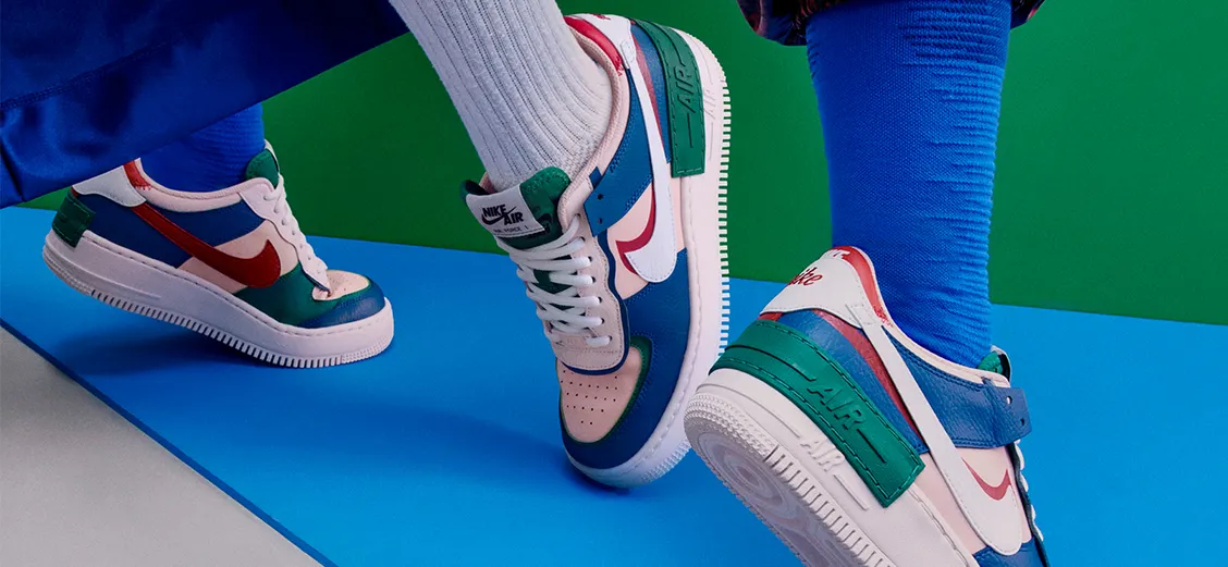 Nike Air Force 1 Shadow: слой за слоем