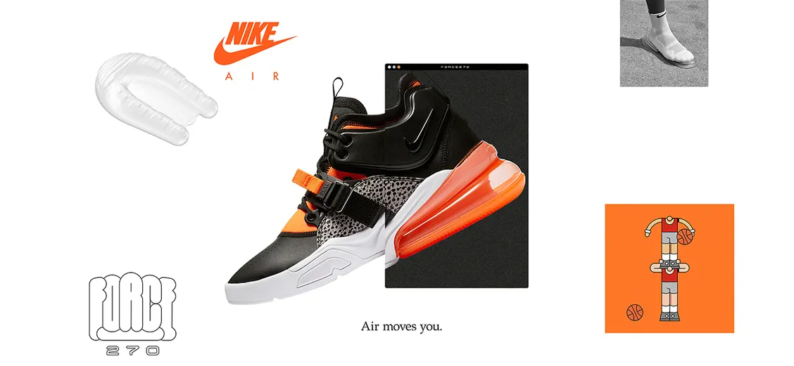 Nike Air Force 270: наследие баскетбола